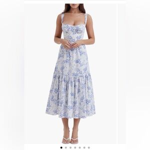 House of CB Elia Floral Corset Dress